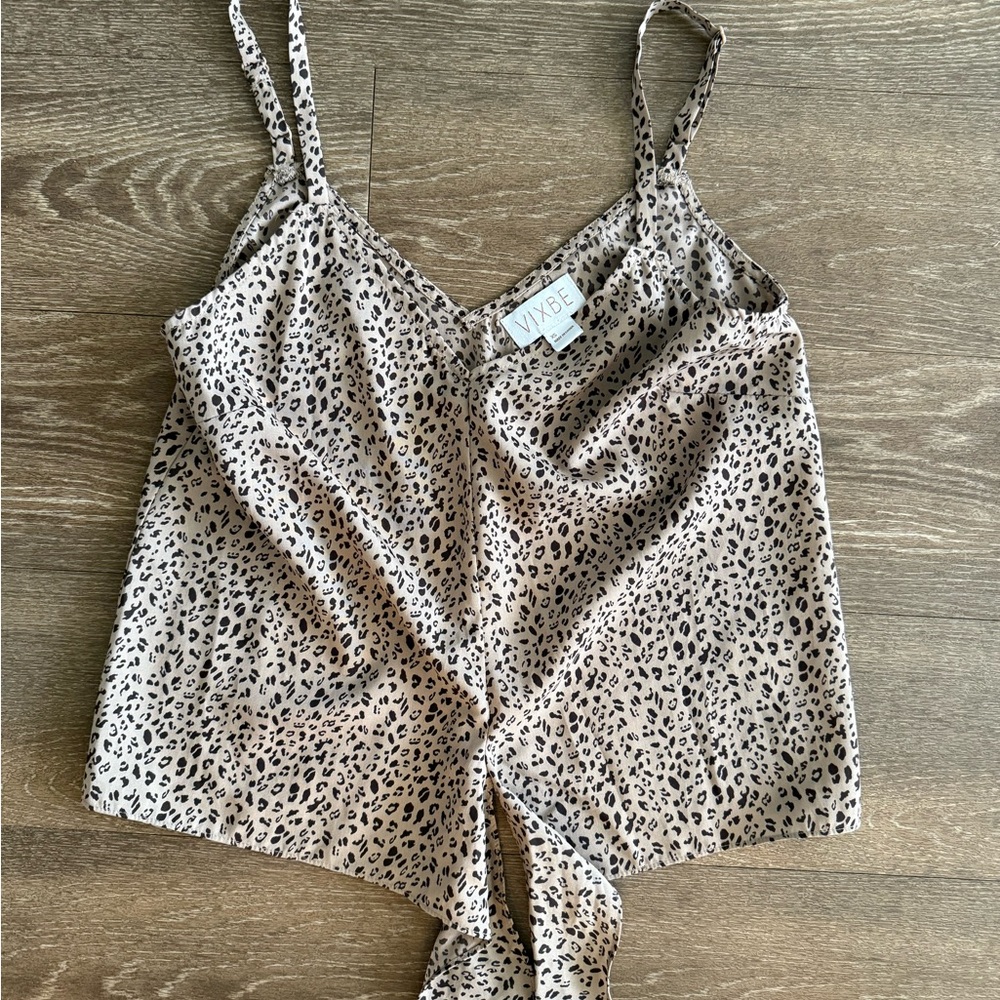 Cheetah Print Dress Tank Top